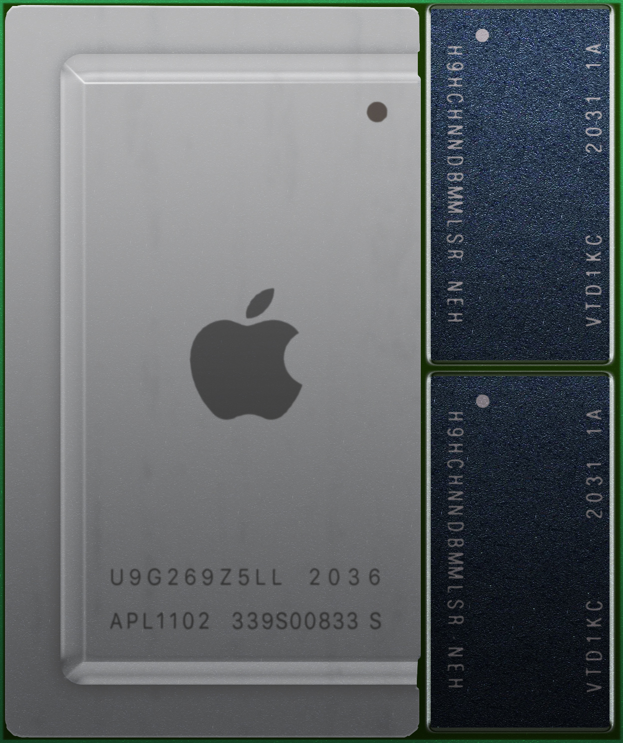 Chip Apple M1 — primeira geração, 2020